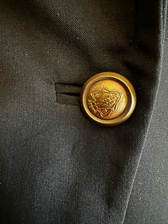 Gucci Black Wool Blazer | Gold Crest Buttons | Made in Italy | IT 38 - Picture 7 of 12